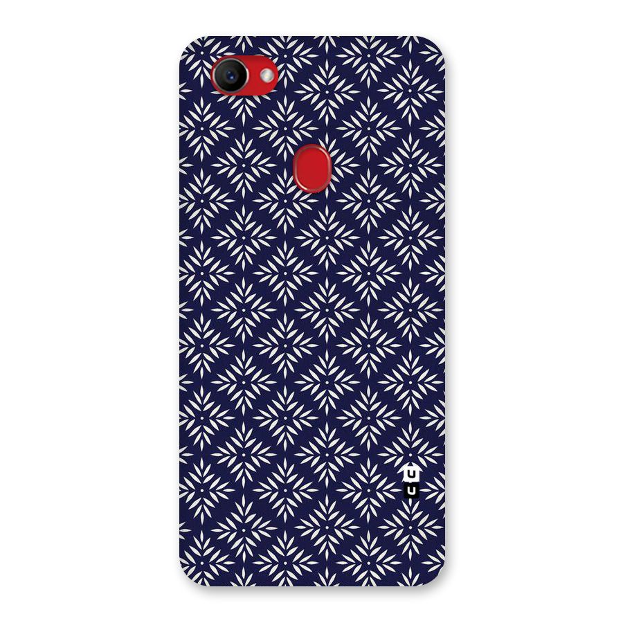 White Petals Pattern Back Case for Oppo F7