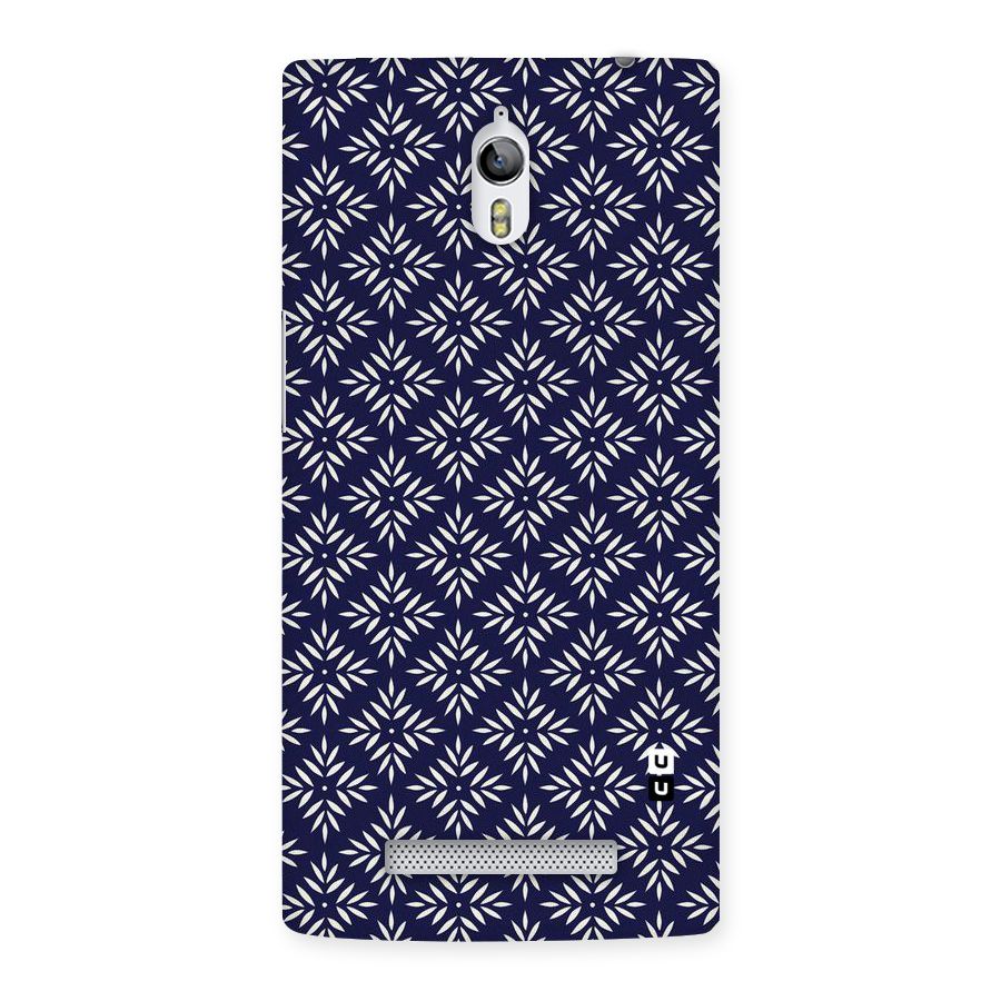 White Petals Pattern Back Case for Oppo Find 7