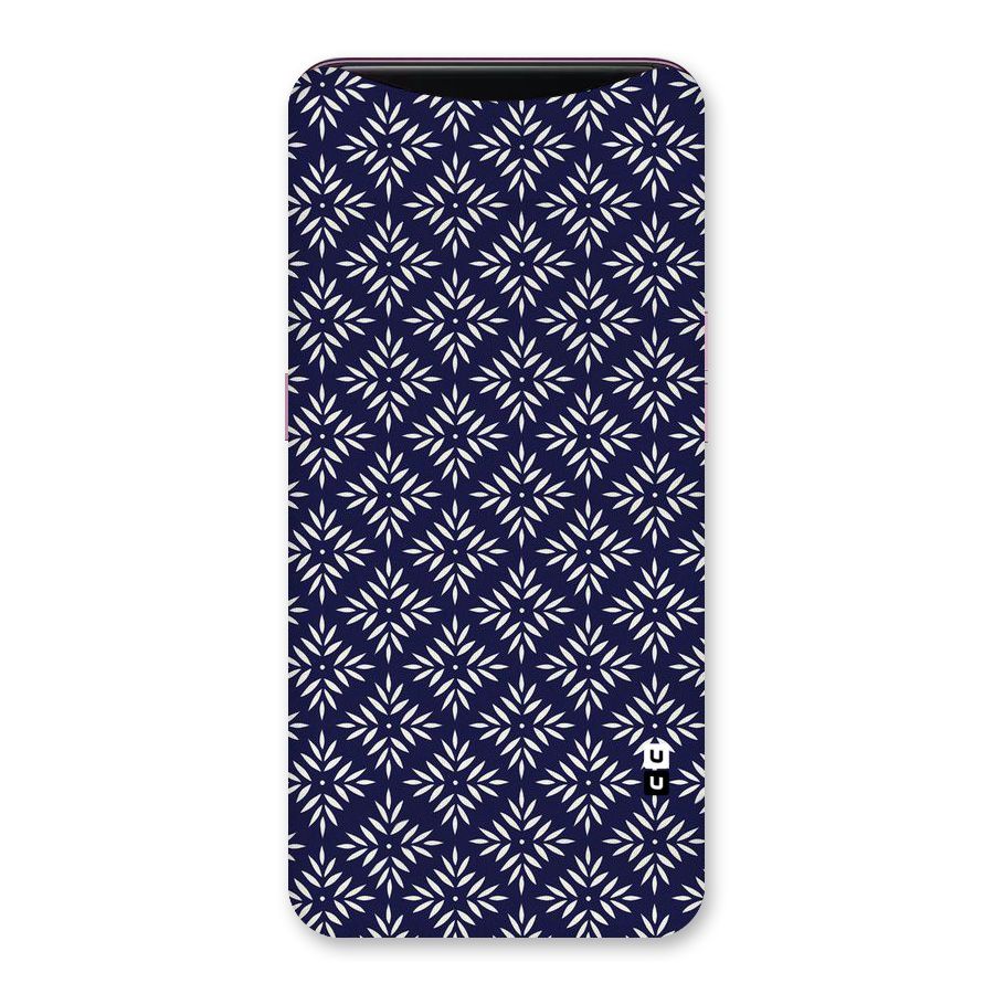 White Petals Pattern Back Case for Oppo Find X