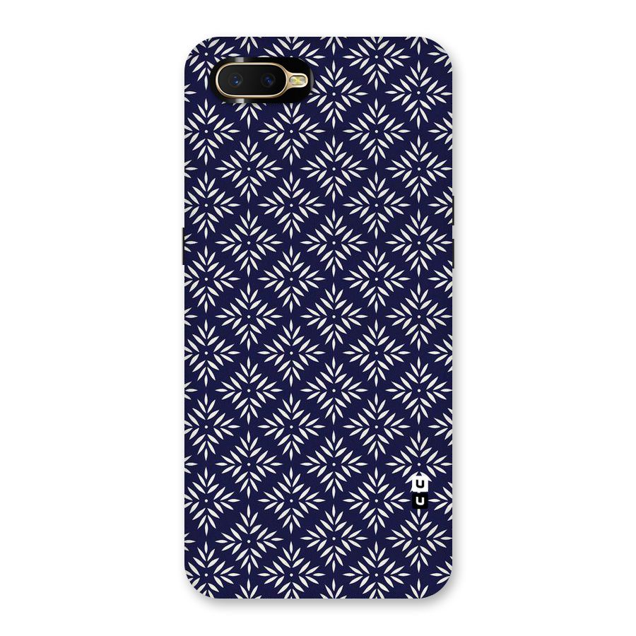 White Petals Pattern Back Case for Oppo K1