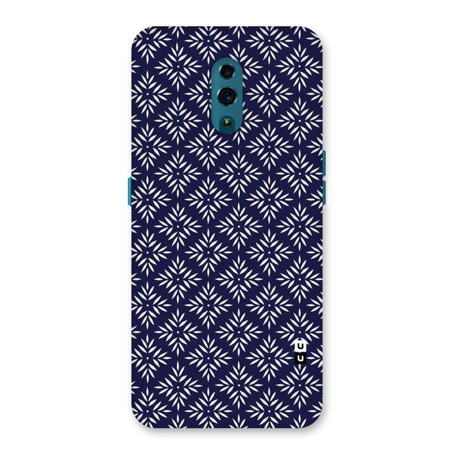 White Petals Pattern Back Case for Oppo Reno