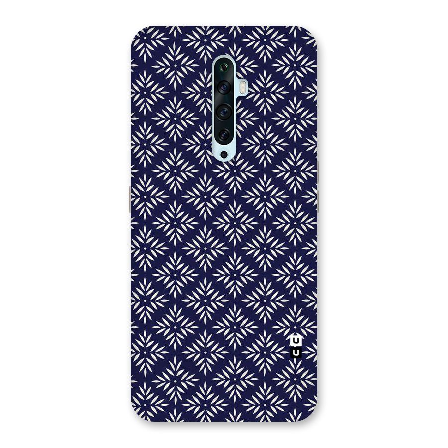 White Petals Pattern Back Case for Oppo Reno2 F