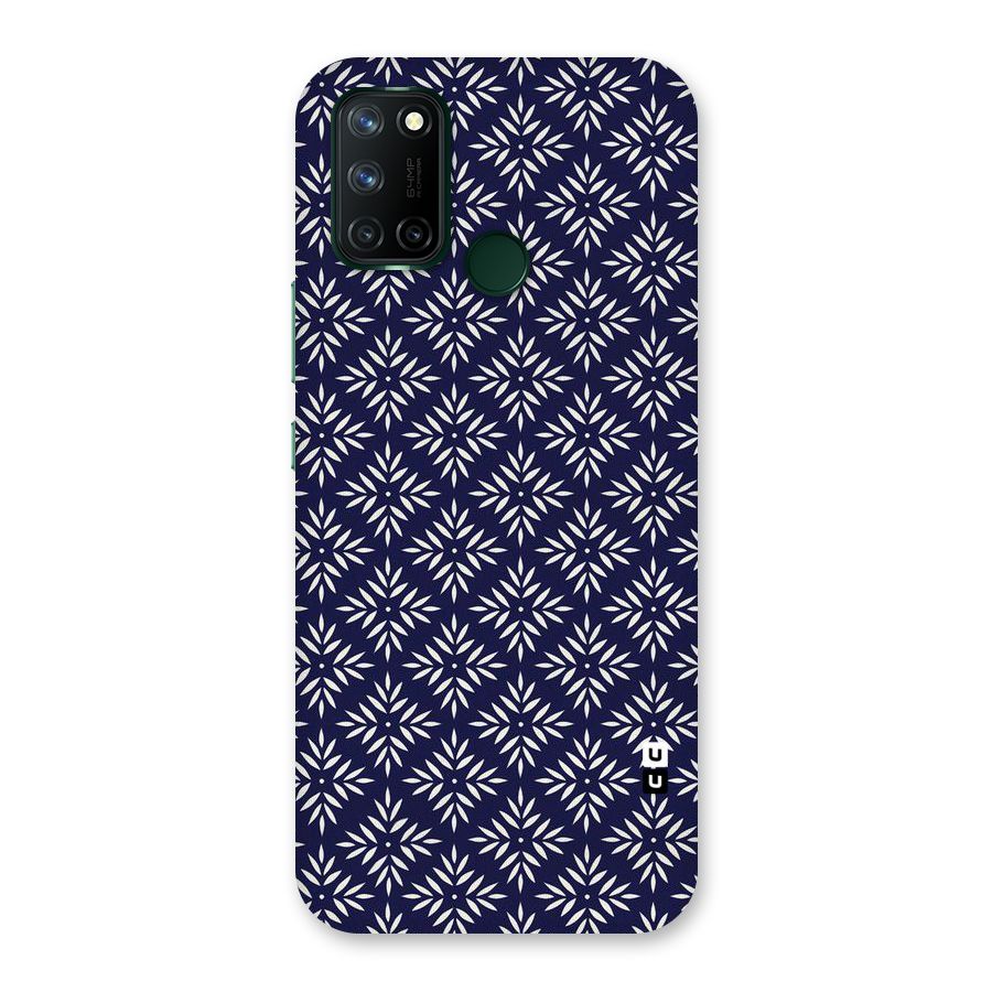 White Petals Pattern Back Case for Realme 7i