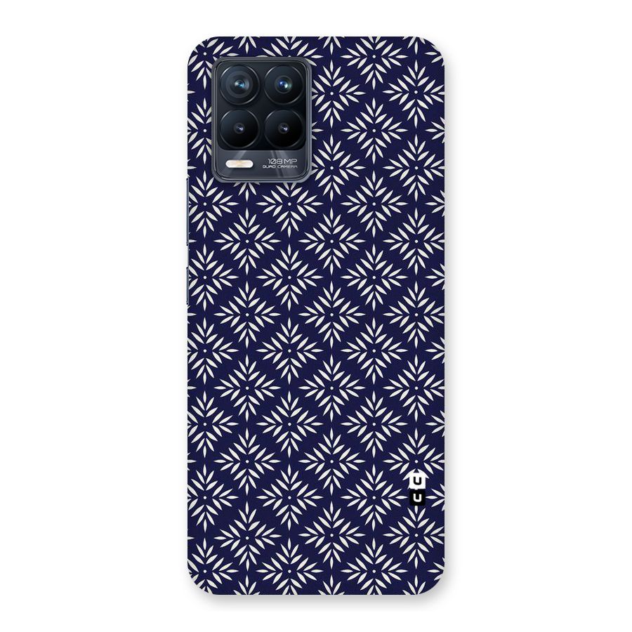 White Petals Pattern Back Case for Realme 8 Pro
