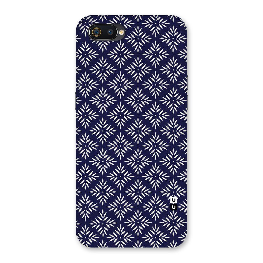 White Petals Pattern Back Case for Realme C2