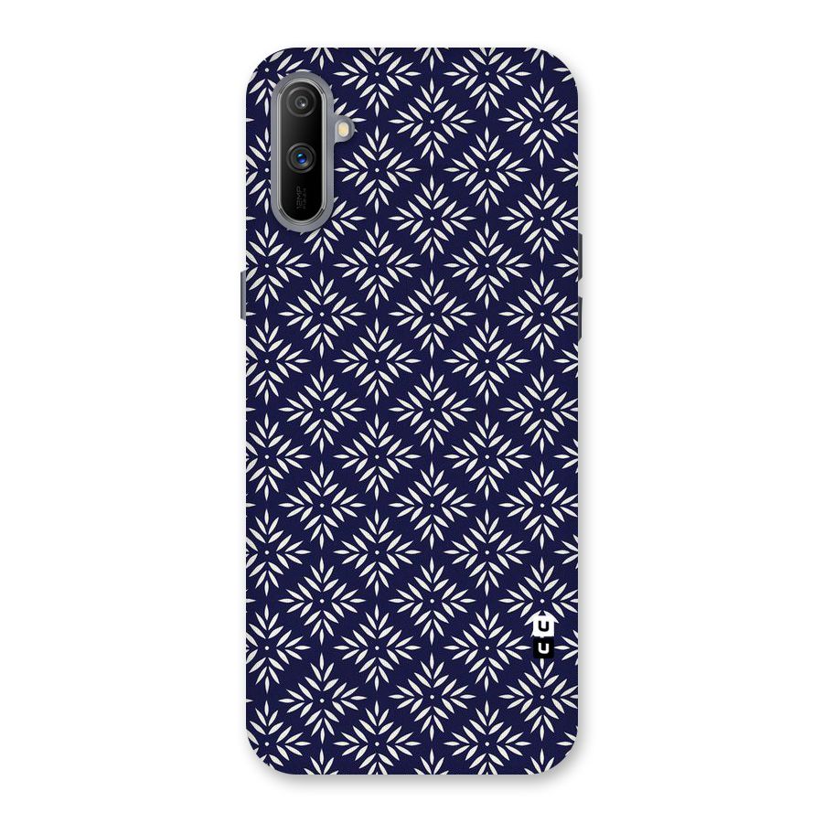 White Petals Pattern Back Case for Realme C3