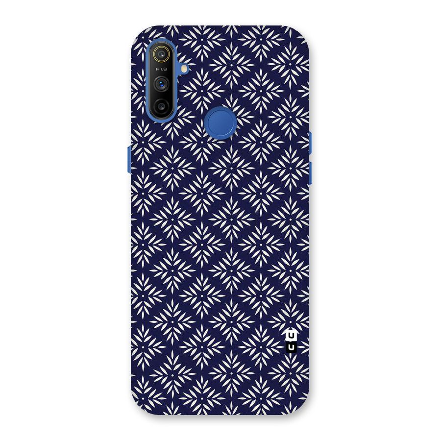 White Petals Pattern Back Case for Realme Narzo 10A