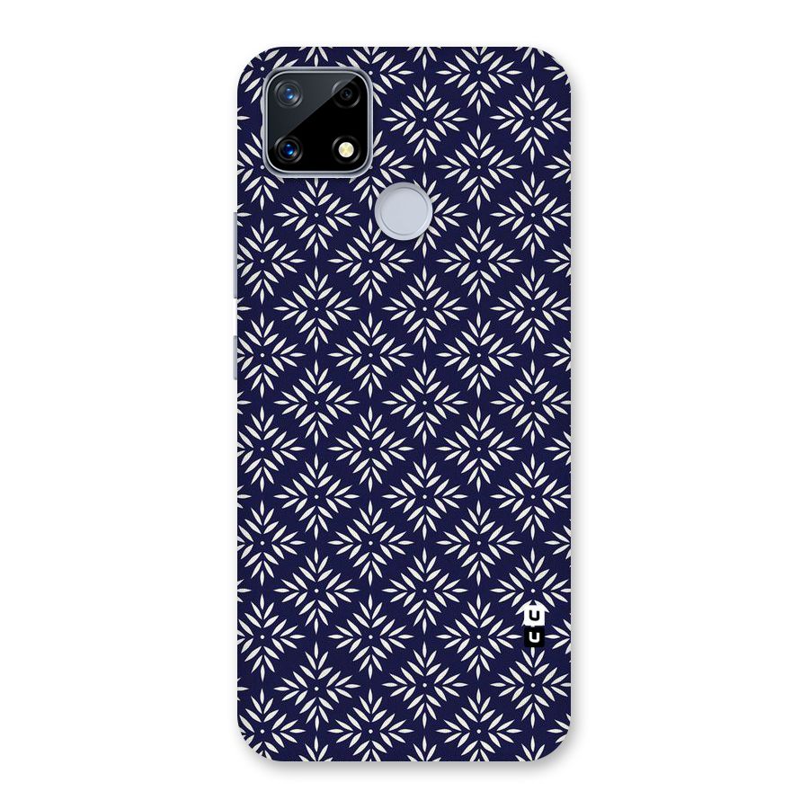 White Petals Pattern Back Case for Realme Narzo 20