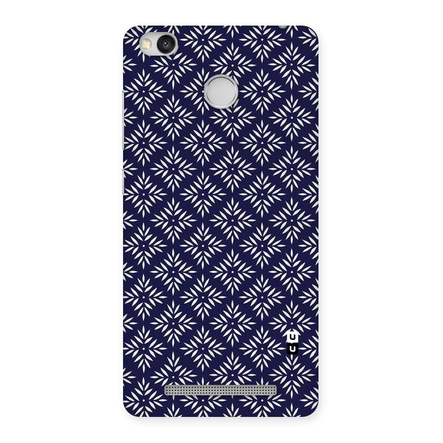 White Petals Pattern Back Case for Redmi 3S Prime