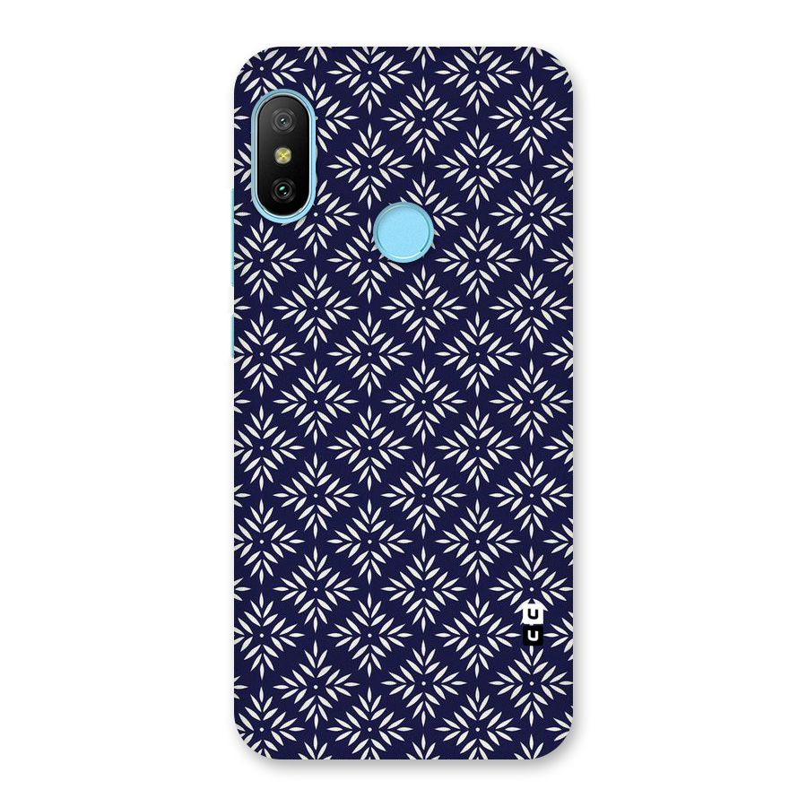 White Petals Pattern Back Case for Redmi 6 Pro
