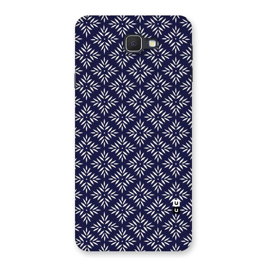 White Petals Pattern Back Case for Samsung Galaxy J7 Prime