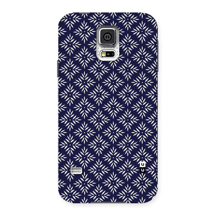 White Petals Pattern Back Case for Samsung Galaxy S5