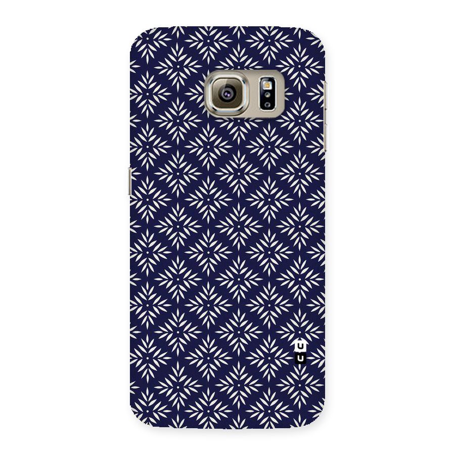 White Petals Pattern Back Case for Samsung Galaxy S6 Edge