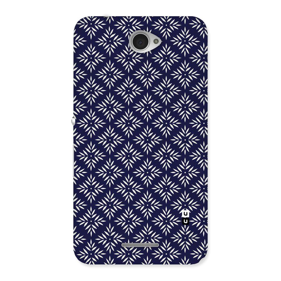 White Petals Pattern Back Case for Sony Xperia E4