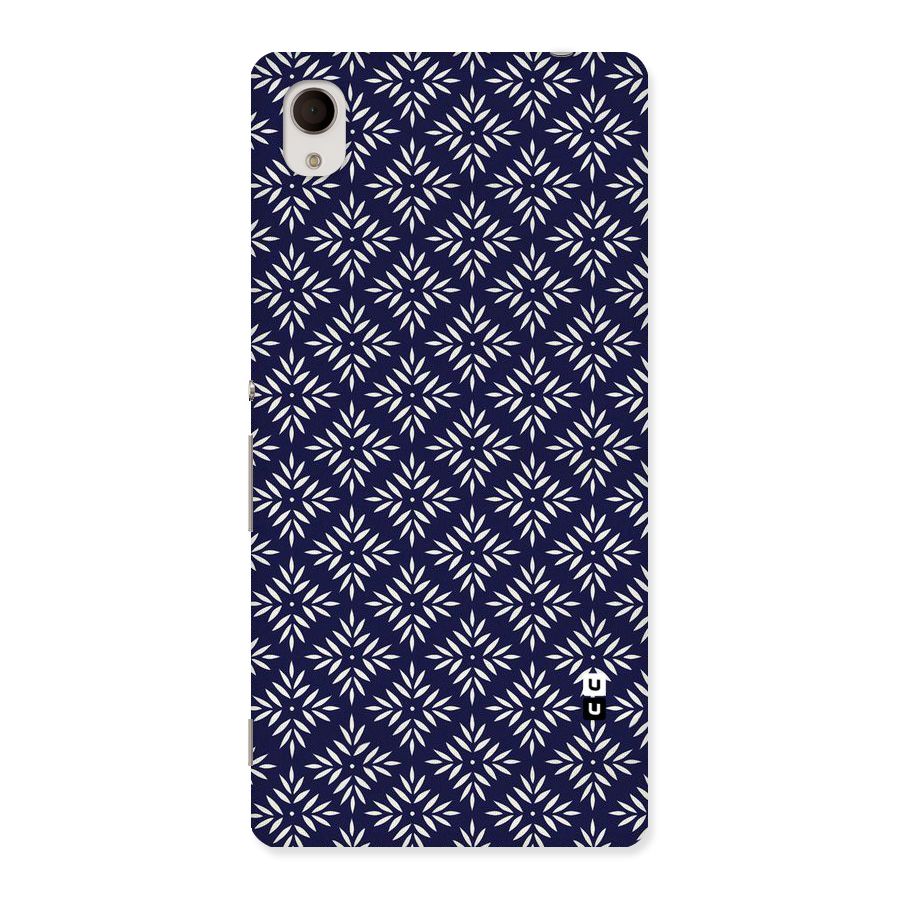 White Petals Pattern Back Case for Sony Xperia M4