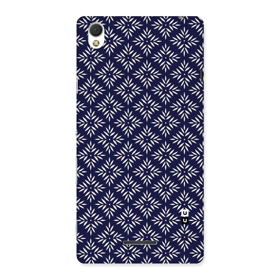 White Petals Pattern Back Case for Sony Xperia T3