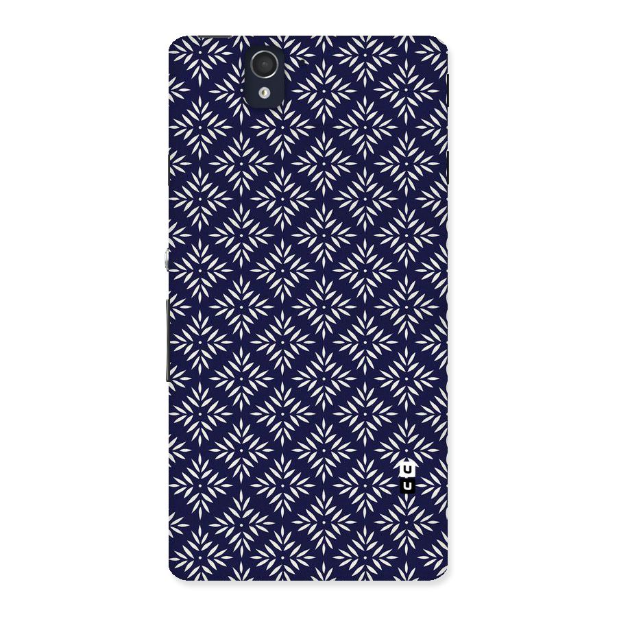 White Petals Pattern Back Case for Sony Xperia Z
