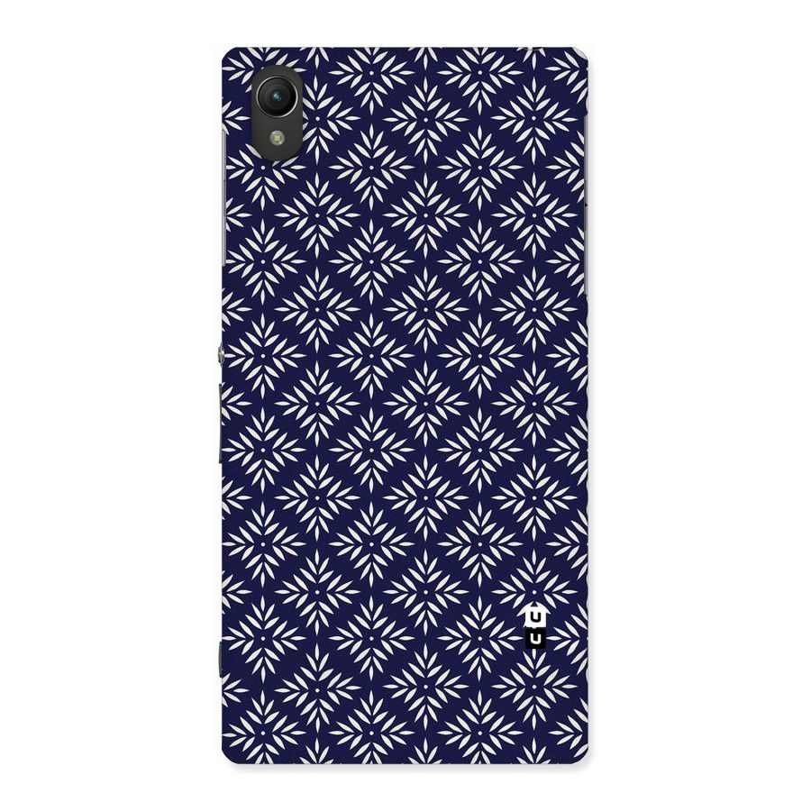 White Petals Pattern Back Case for Sony Xperia Z1