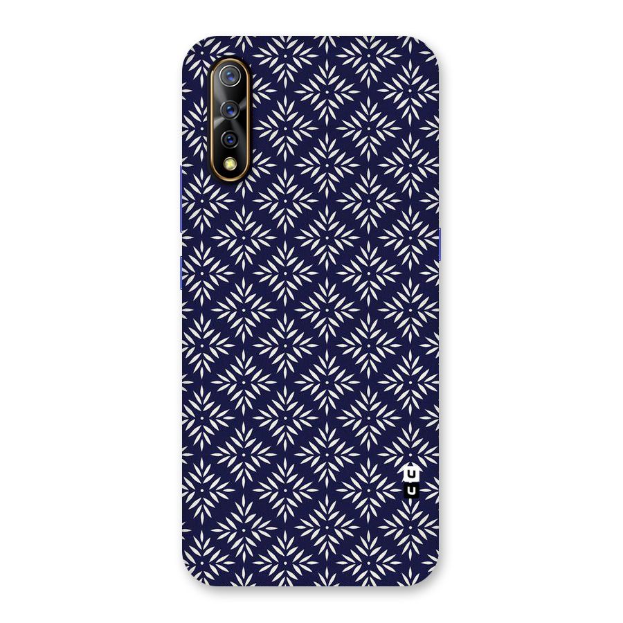 White Petals Pattern Back Case for Vivo S1