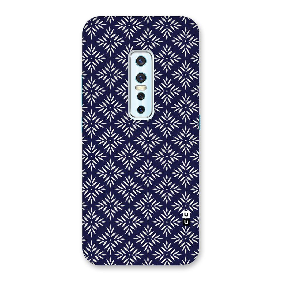 White Petals Pattern Back Case for Vivo V17 Pro