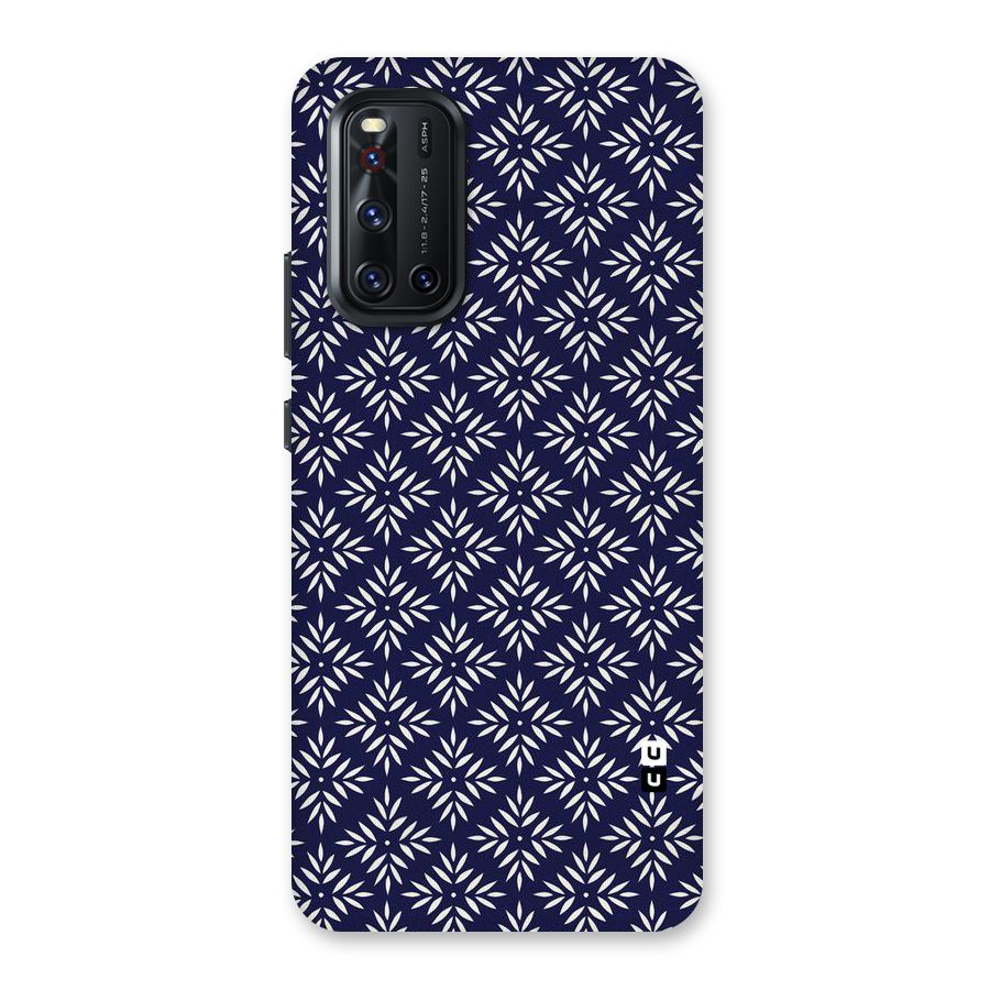 White Petals Pattern Back Case for Vivo V19