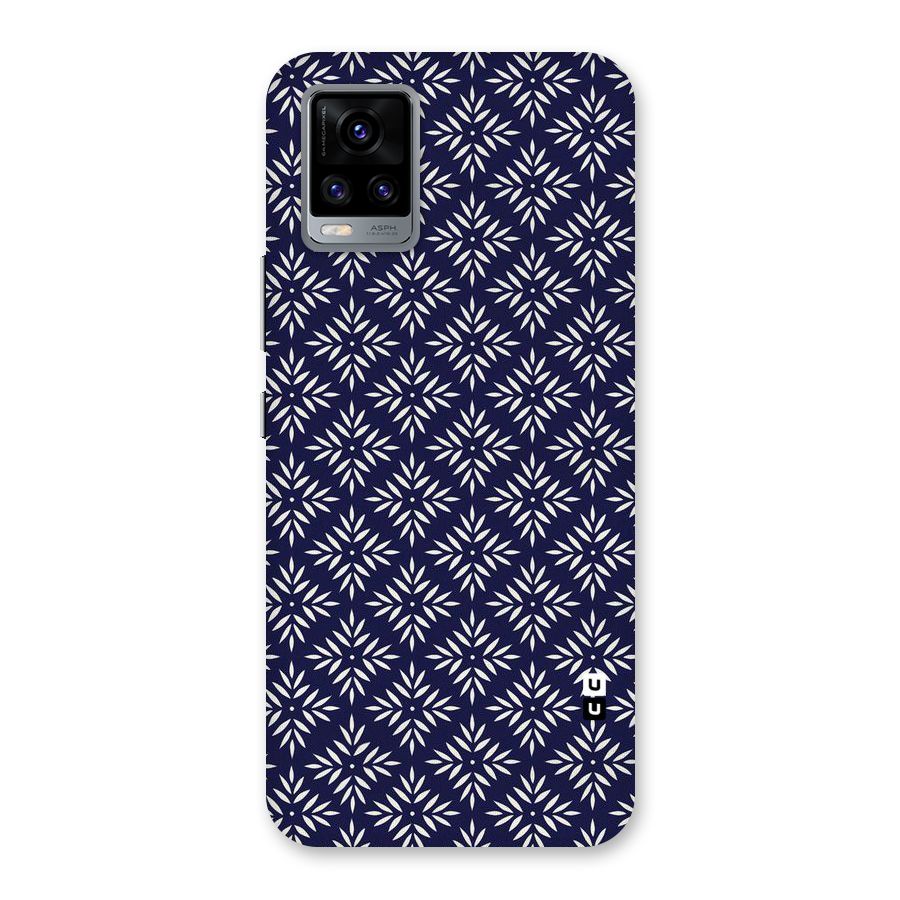 White Petals Pattern Back Case for Vivo V20