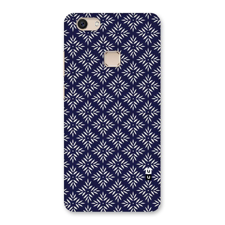 White Petals Pattern Back Case for Vivo V7