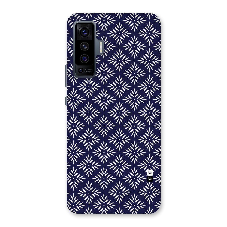 White Petals Pattern Back Case for Vivo X50