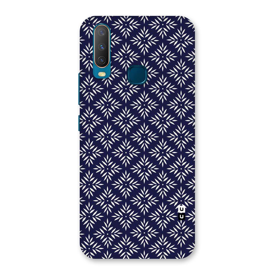 White Petals Pattern Back Case for Vivo Y15