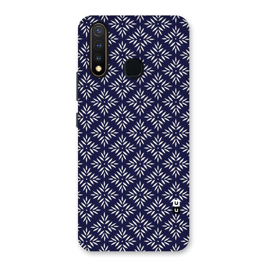 White Petals Pattern Back Case for Vivo Y19