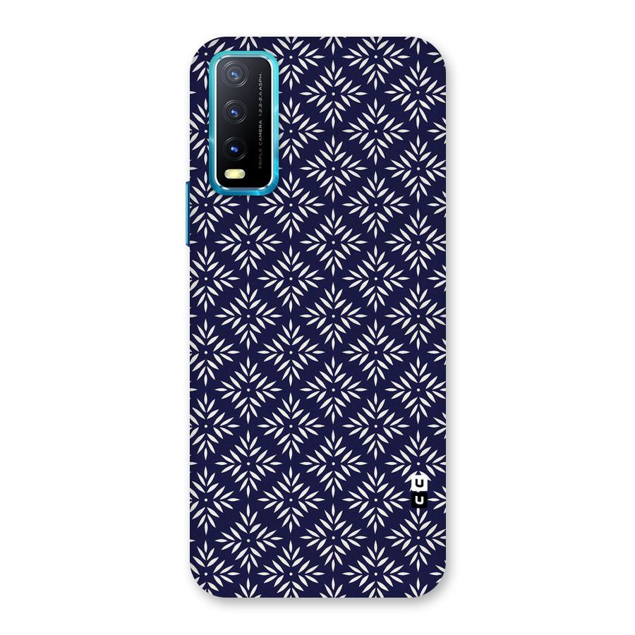 White Petals Pattern Back Case for Vivo Y20A