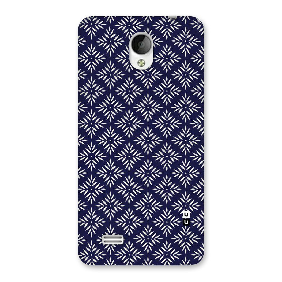 White Petals Pattern Back Case for Vivo Y21