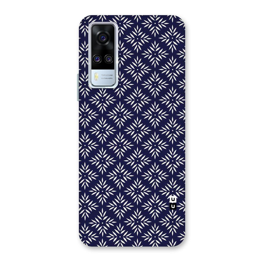 White Petals Pattern Back Case for Vivo Y31