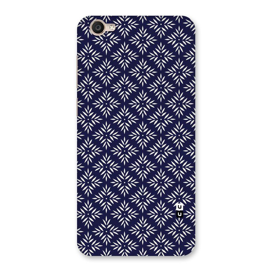 White Petals Pattern Back Case for Vivo Y55L