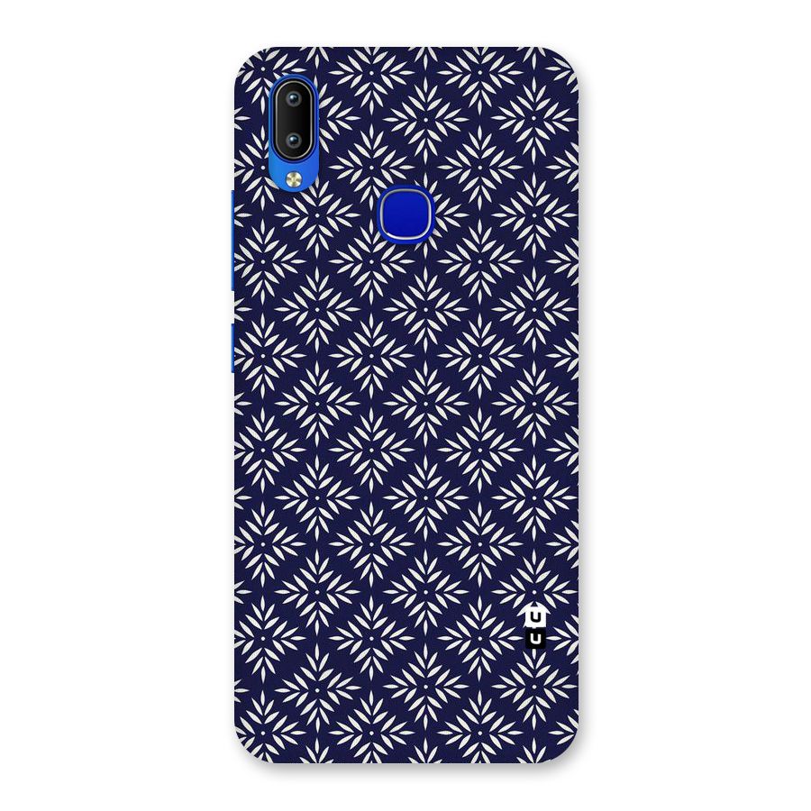 White Petals Pattern Back Case for Vivo Y91