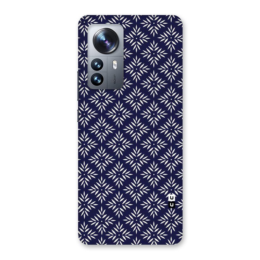 White Petals Pattern Back Case for Xiaomi 12 Pro