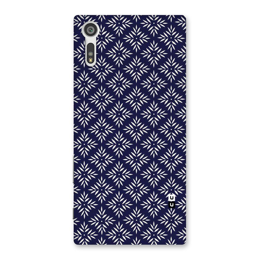 White Petals Pattern Back Case for Xperia XZ