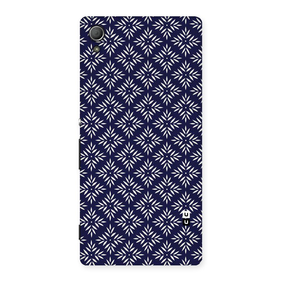 White Petals Pattern Back Case for Xperia Z4
