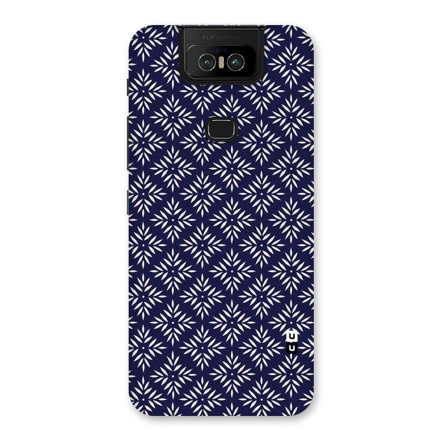 White Petals Pattern Back Case for Zenfone 6z