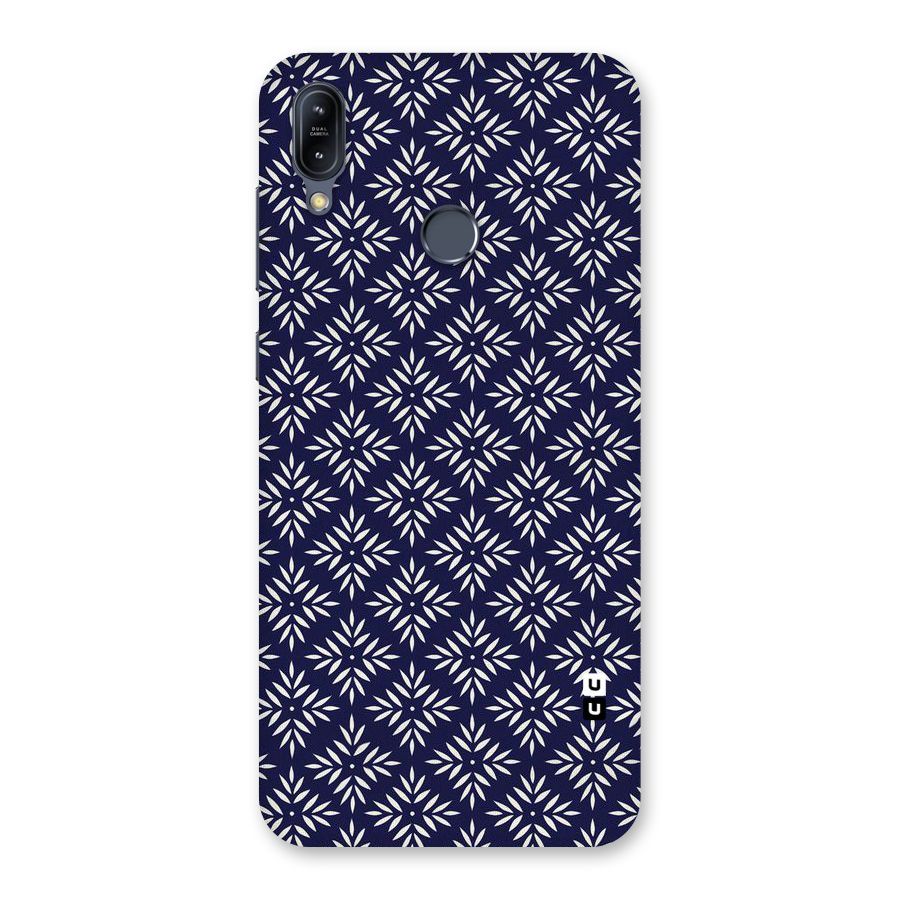 White Petals Pattern Back Case for Zenfone Max M2