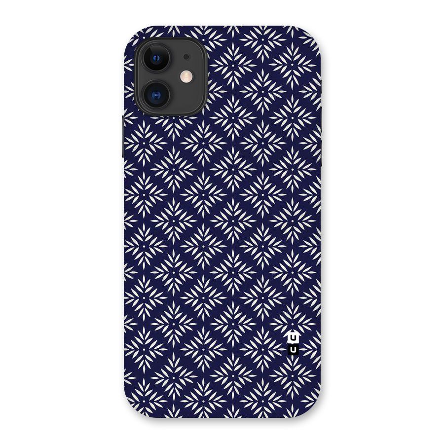 White Petals Pattern Back Case for iPhone 11