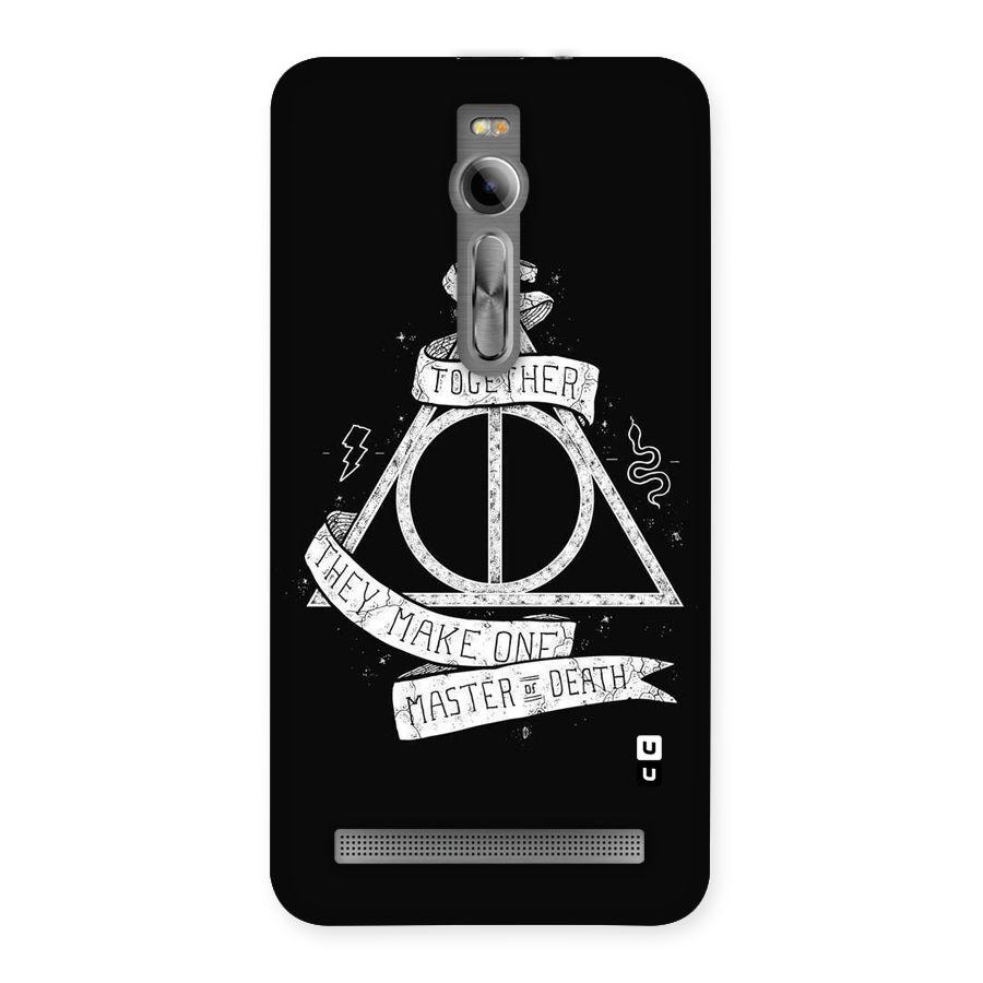 White Ribbon Back Case for Asus Zenfone 2