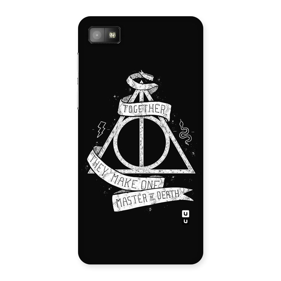 White Ribbon Back Case for Blackberry Z10