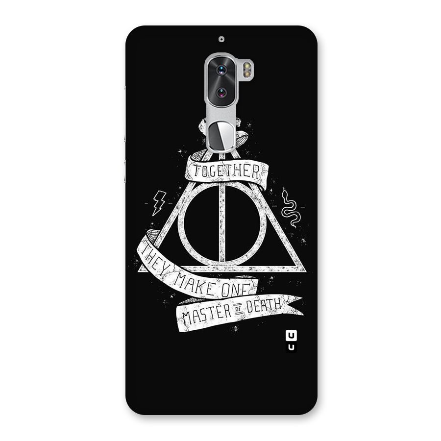 White Ribbon Back Case for Coolpad Cool 1