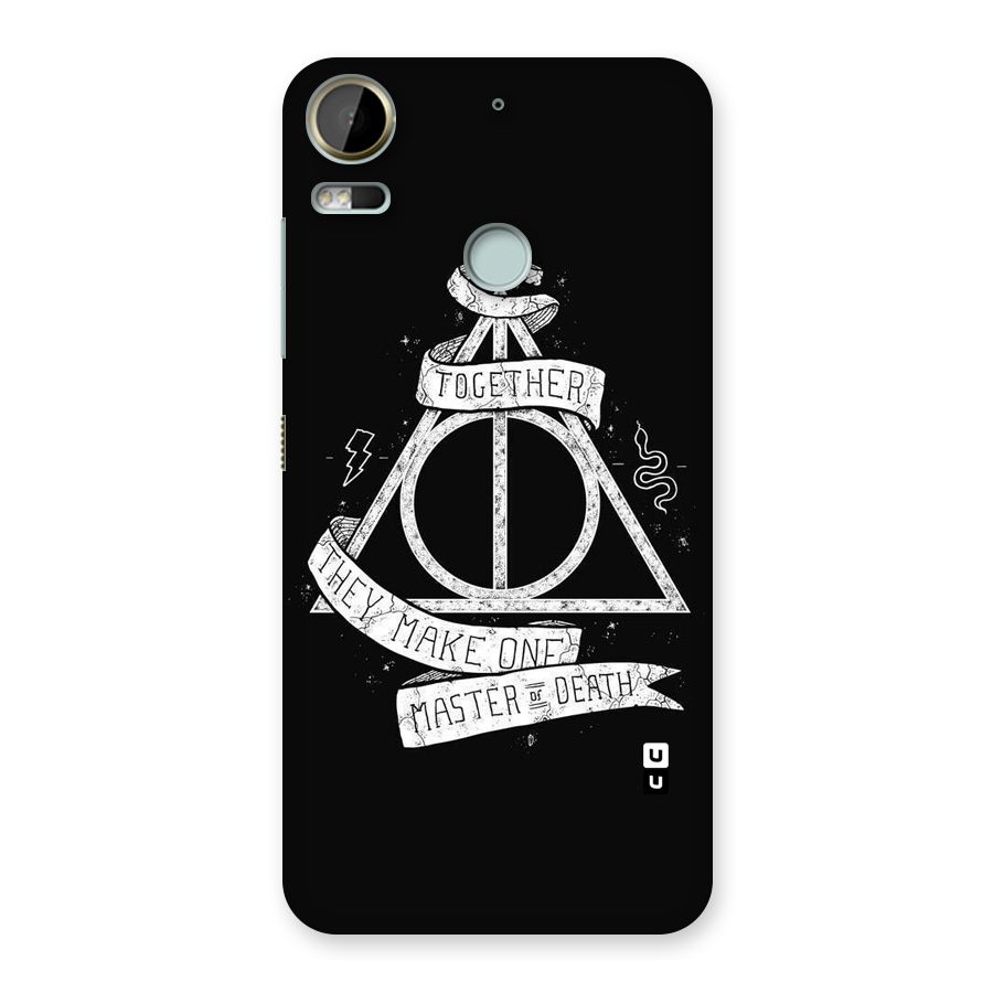 White Ribbon Back Case for Desire 10 Pro