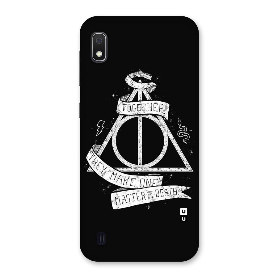 White Ribbon Back Case for Galaxy A10