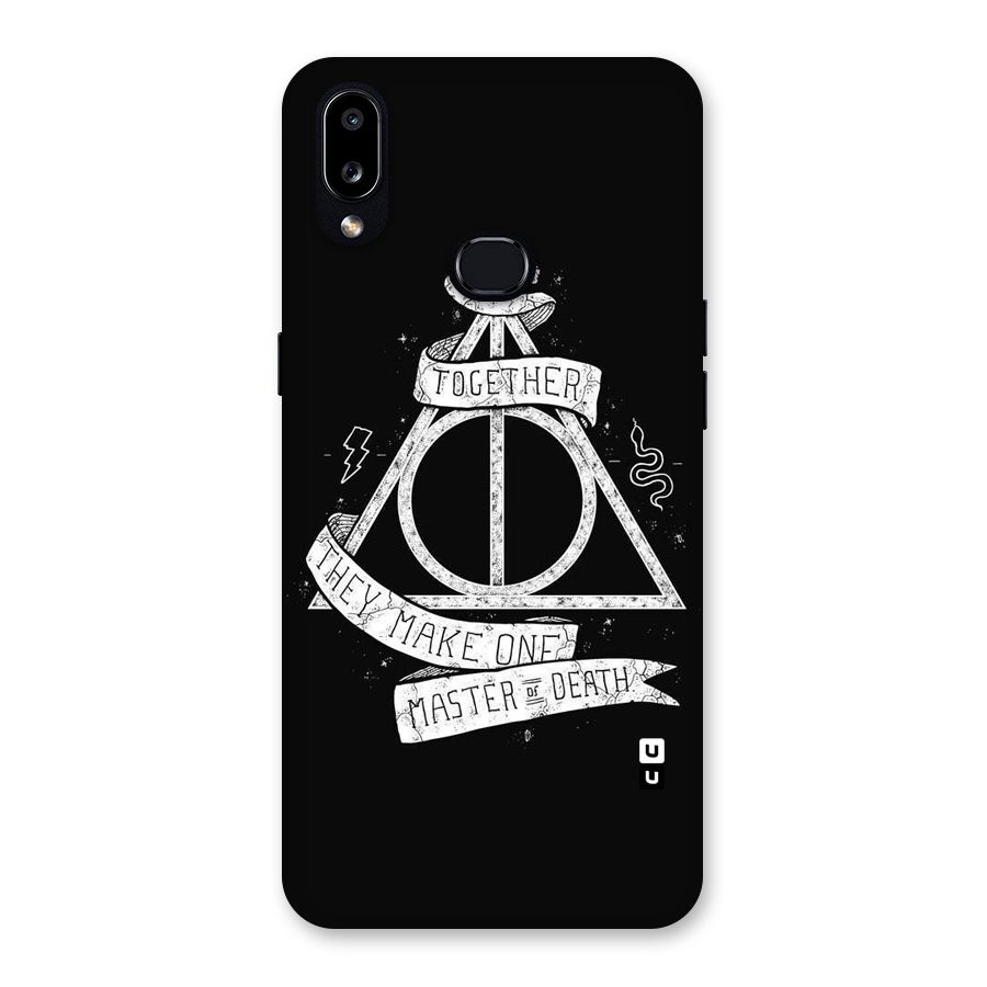 White Ribbon Back Case for Galaxy A10s