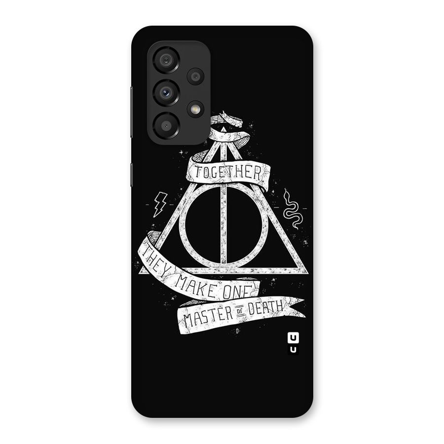 White Ribbon Back Case for Galaxy A33 5G