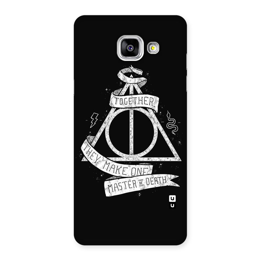 White Ribbon Back Case for Galaxy A5 2016