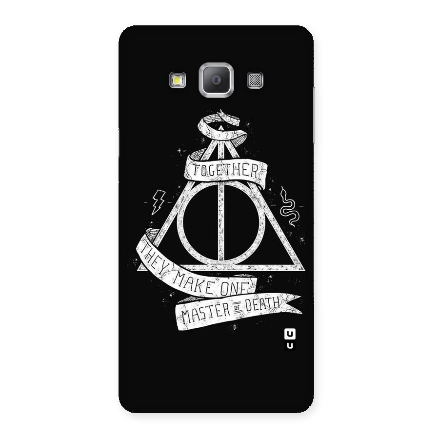 White Ribbon Back Case for Galaxy A7